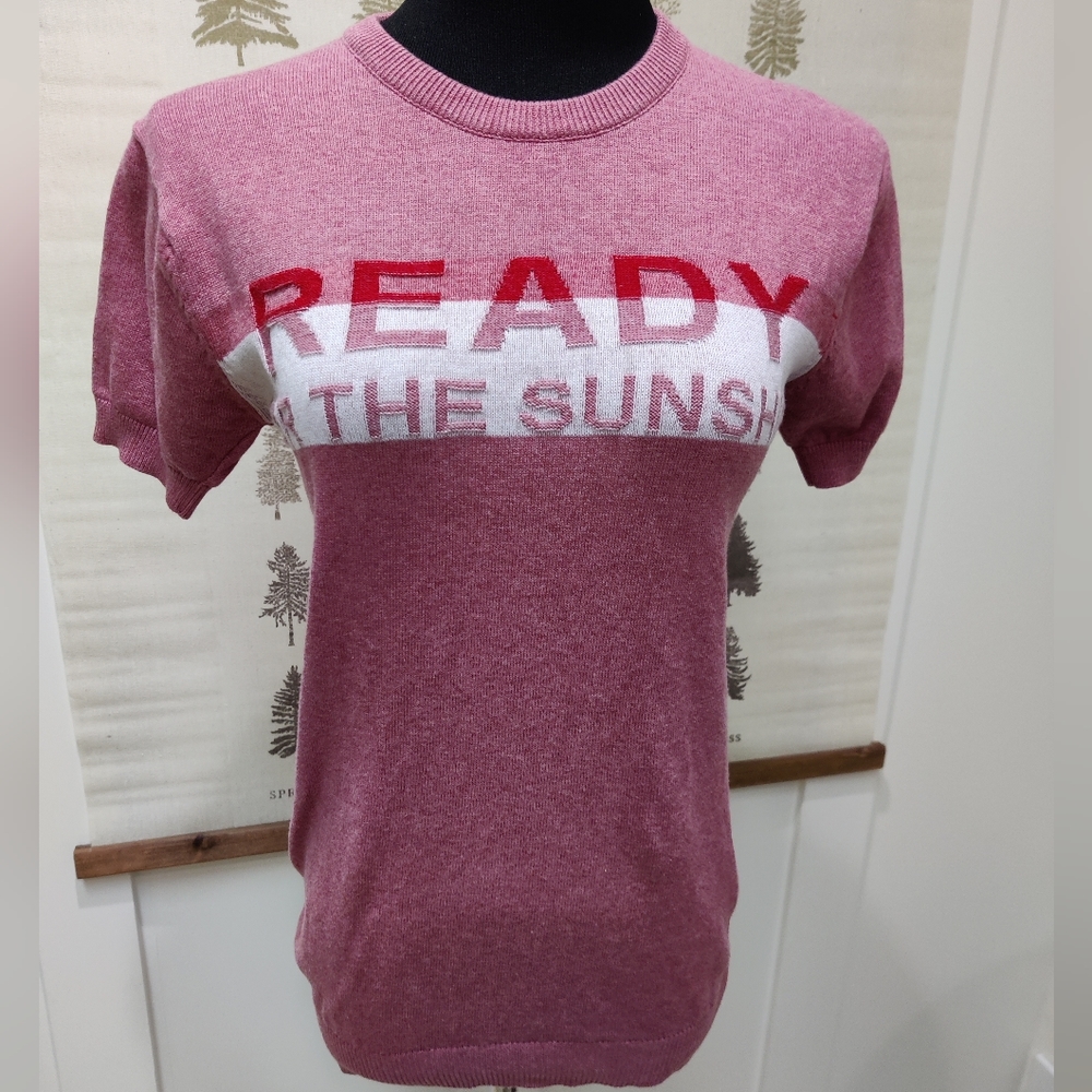 Vintage Knit T Shirt - Lg